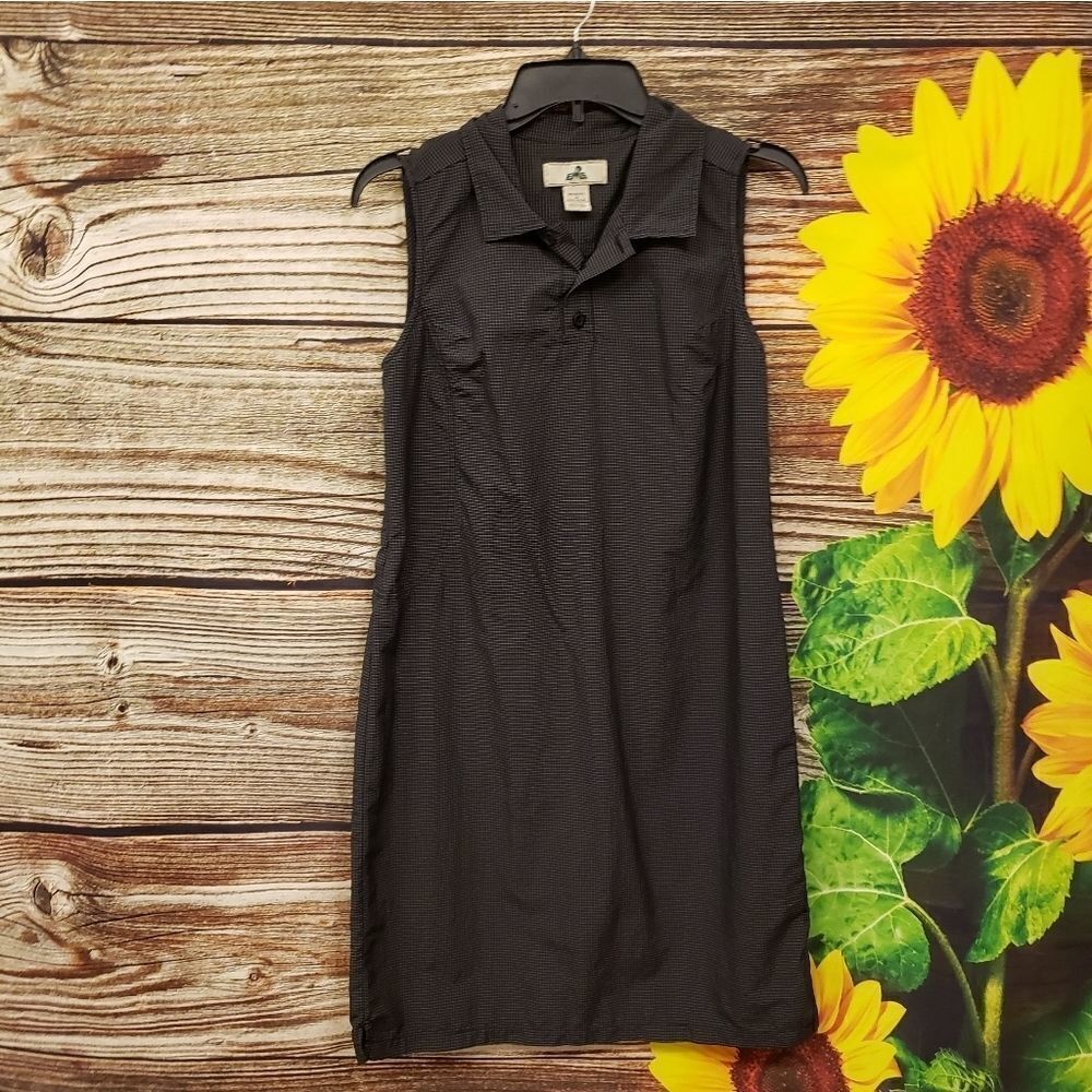 Ensure black/white midi dress Medium Pre-owned